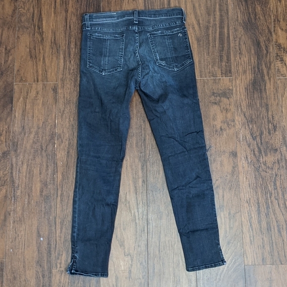 Rag & Bone Size 28 10 Inch Capri Skinny Jeans Color Steele - Picture 8 of 10